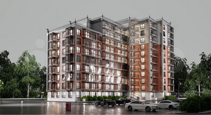 Квартира-студия, 39,2 м², 3/11 эт.