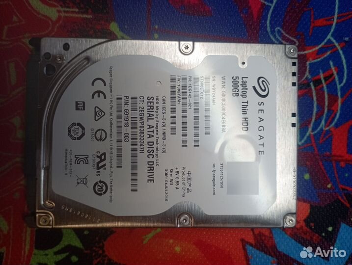 Продам неисправные жесткие диски 2.5