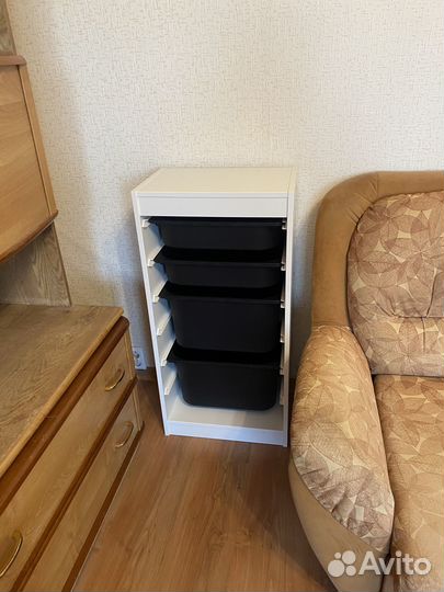 Стеллаж с ящиками Труфаст IKEA