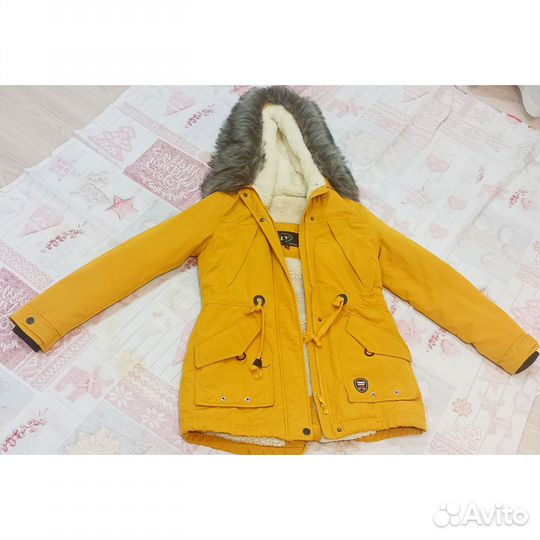 Куртка пуховик парка зимняя 46