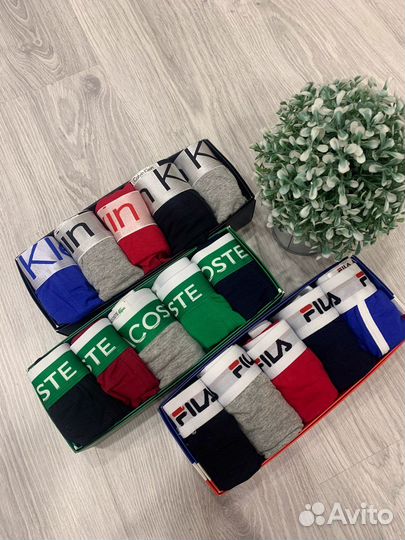 Подарочный набор мужских боксеров 5 шт