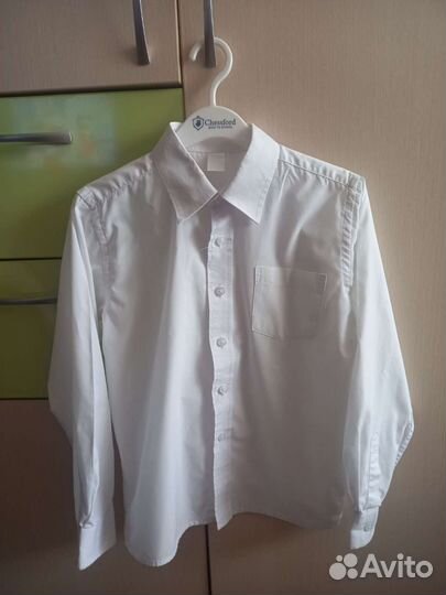 Рубашка школьная р. 134