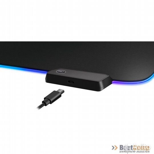 Игровой коврик defender black XXL light 780 х 300 х 4 мм