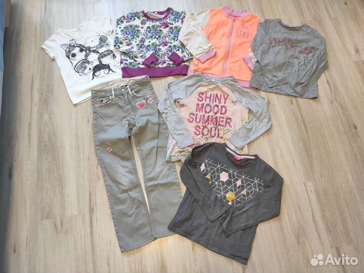 Вещи пакетом на девочку 128
