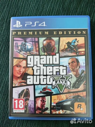 Gta 5 ps4 premium edition диск новый