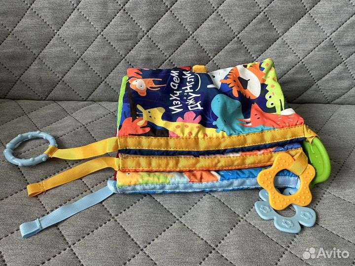 Тактильные мягкие книги для малышей