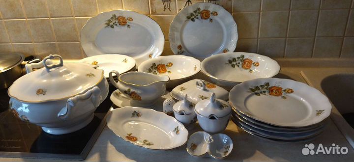Сервиз столовый фарфор польша
