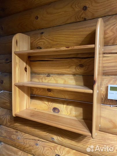 Полка настенная деревянная настенная