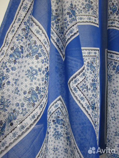 Батист с платочным принтом