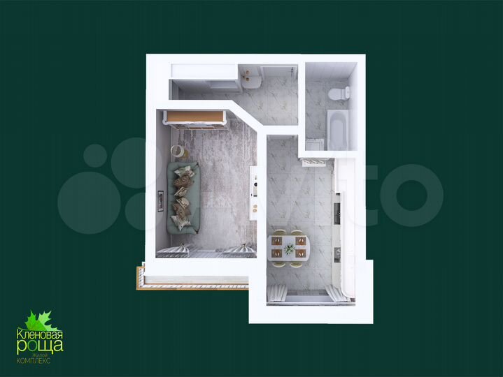 1-к. квартира, 38 м², 7/7 эт.