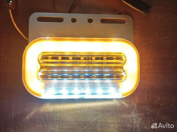 Фонари габаритные LED боковые Газель с поворотом