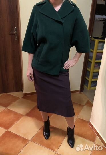 Демисезонное укорочённое пальто