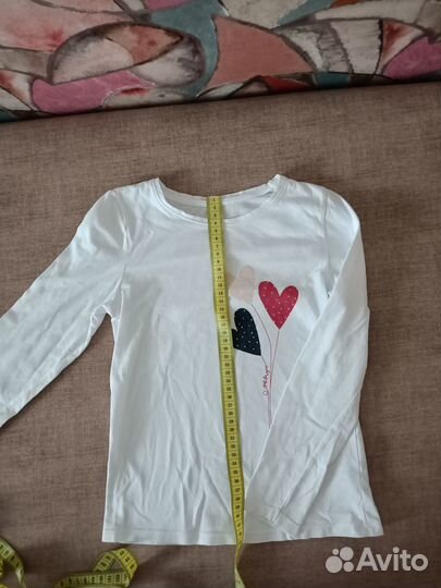 Лонгслив для девочки 116