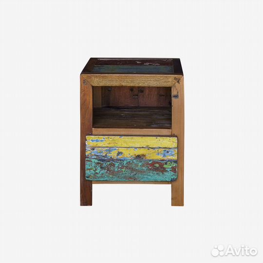 Прикроватная тумба длина 42 см массив тика и дуба