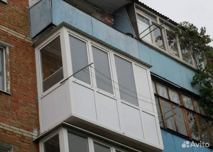 Остекление пвх с отделкой