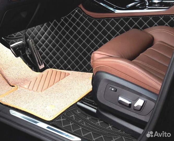 3D Коврики Lexus LS из Экокожи