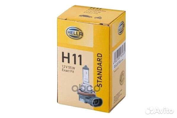 Лампа H11 12 V 55 W 8gh008358-121 hella