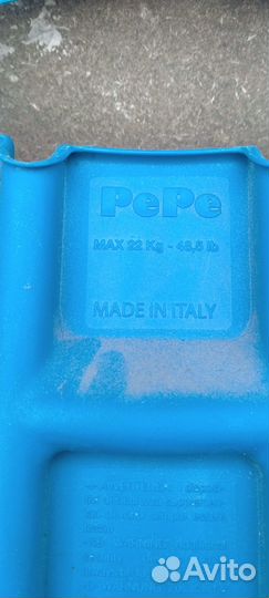 Детское кресло на велосипед на багажник