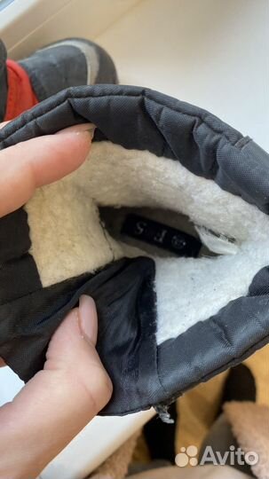 Зимние сапоги 22 теплые ботинки