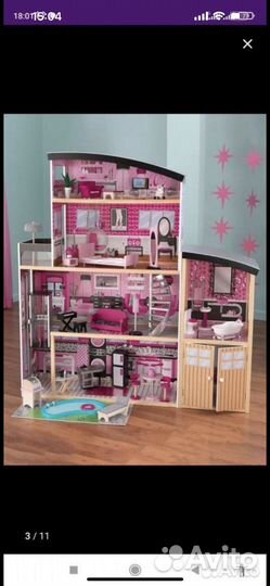 Кукольный домик для барби большой