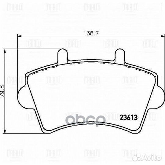 Колодки тормозные nissan interstar/opel movano