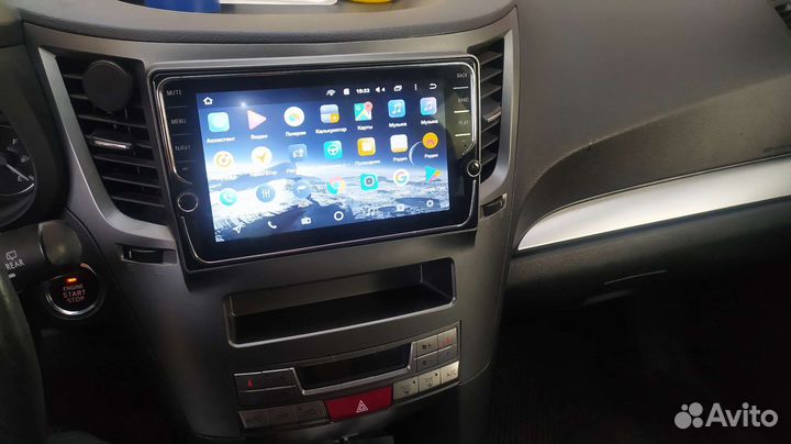 Магнитола 2din subaru outback br