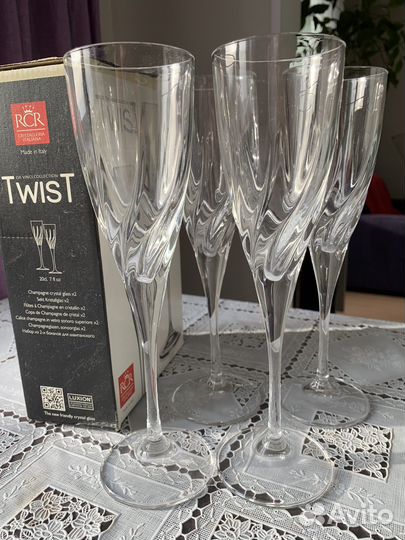 Фужеры для шампанского хрусталь