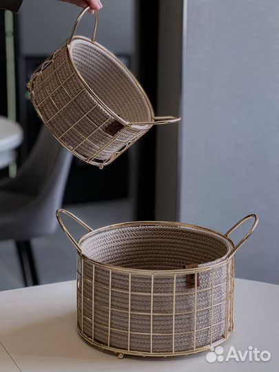 Корзины для хранения, хлебница, набор из 2шт