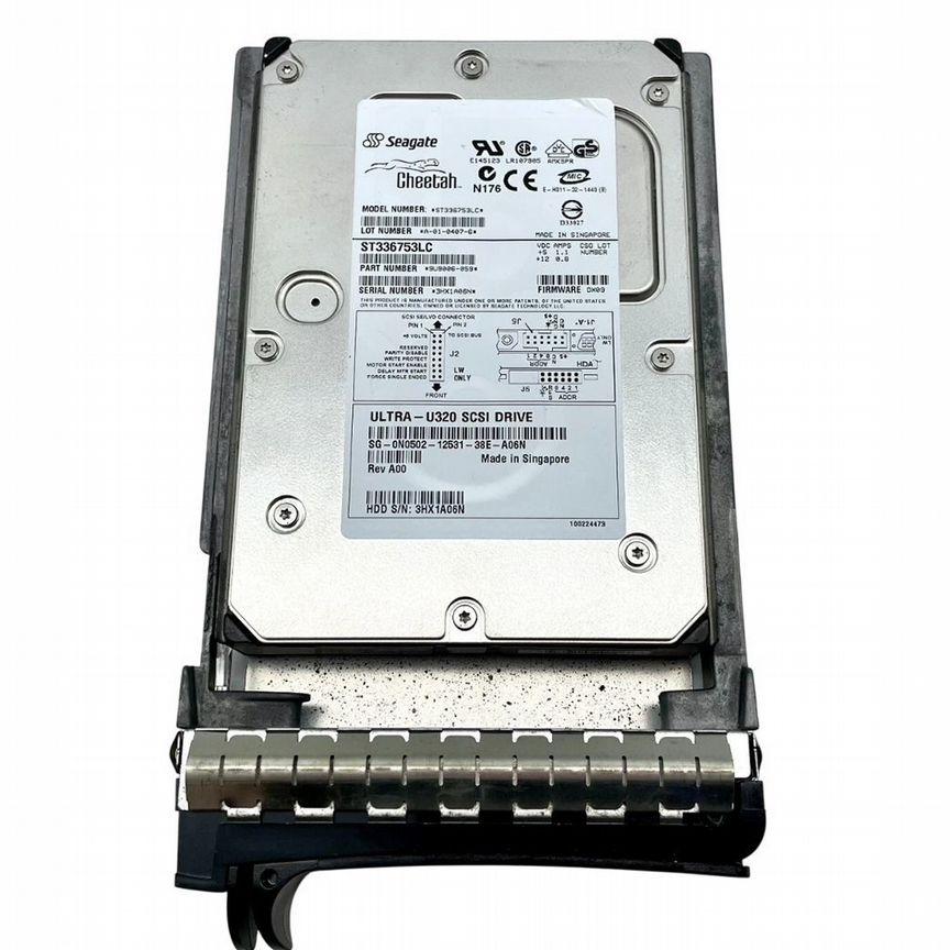 [N0502] Жесткий Диск Dell 36gb U320scsi 3.5" Hdd N0502