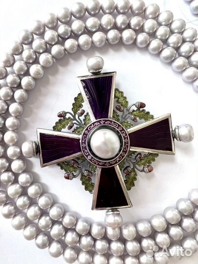 Шикарная брошь мальтийский крест серебро