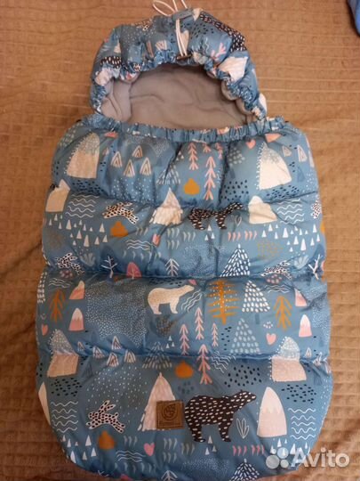 Зимний конверт в коляску