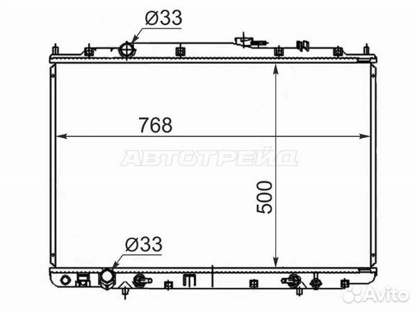 Радиатор Audi A4 94-01 / A6 97-05 / Volkswagen Passat 96-05 / Audi S6 99-04 / Skoda Superb 02-08