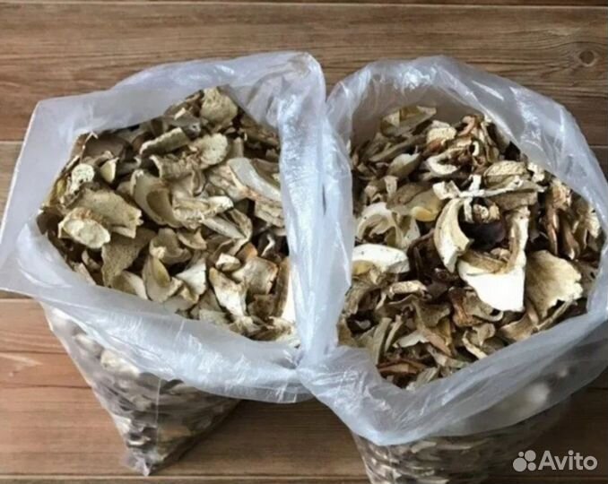 Грибы белые сушеные