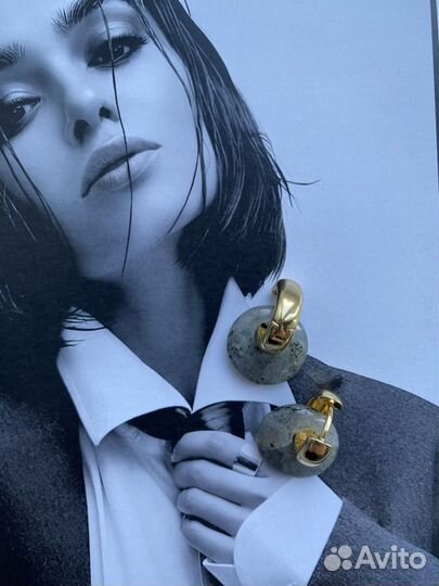 Серьги с натуральными камнями