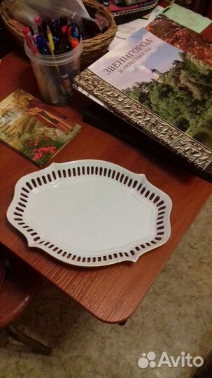 Подносы металл и фарфор