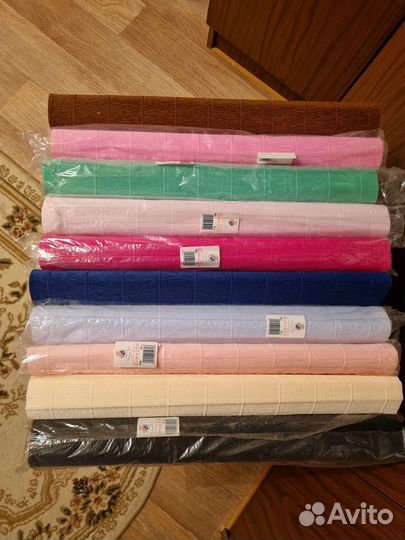 Продам гофрированную бумагу 20 шт