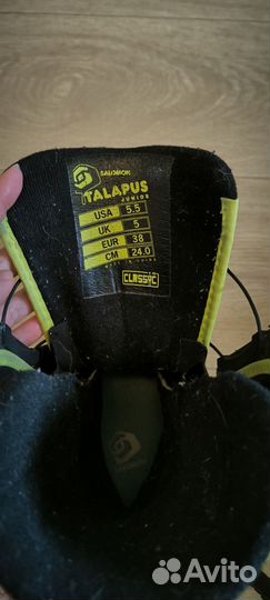 Сноубордические ботинки salomon 36-38