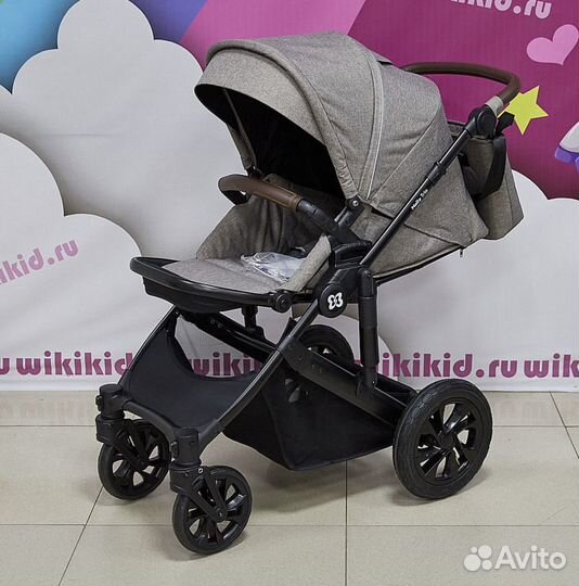 Коляска модульная 3в1 Molly Trio, цвет бежевый