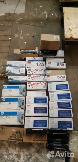 Катриджи б/у для принтеров hp и canon