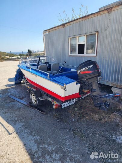 Прогресс 4 с мотором и прицепом