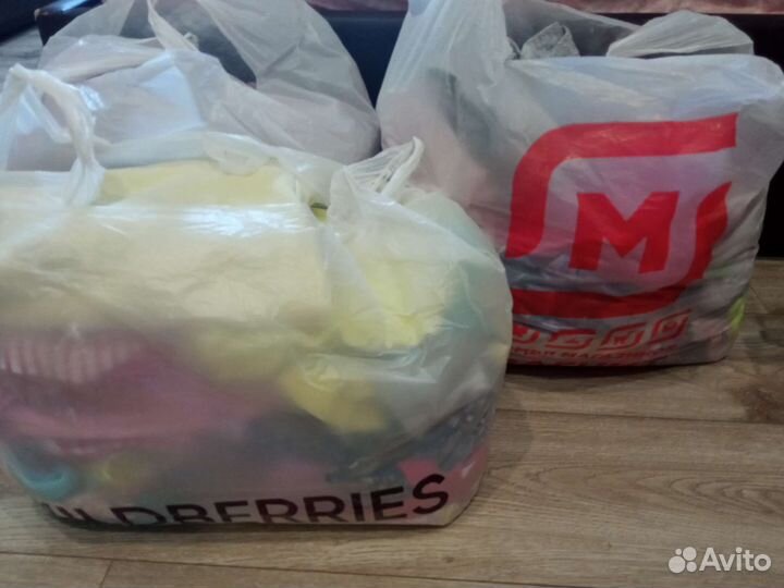 Два пакета вещей на девочку 3-6 лет+пакет для дома