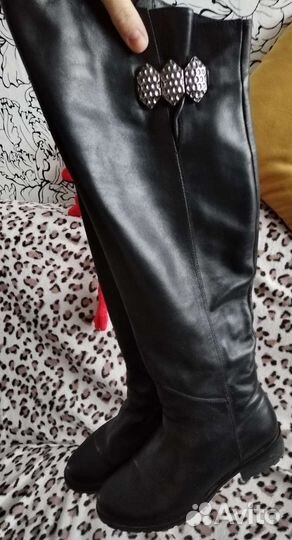 Сапоги ботфорты