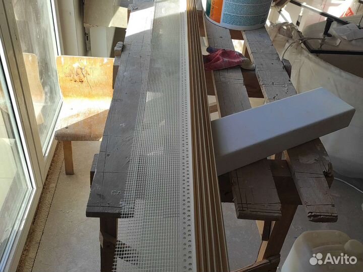 Оконный профиль с сеткой 6мм