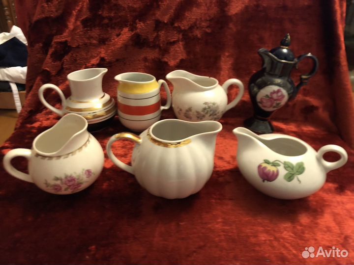 Молочник сливочник фарфор