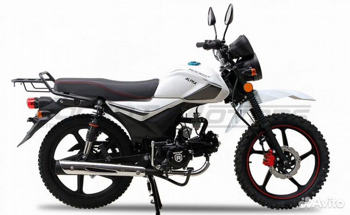Мопед rockot alpha offroad M-12 белый