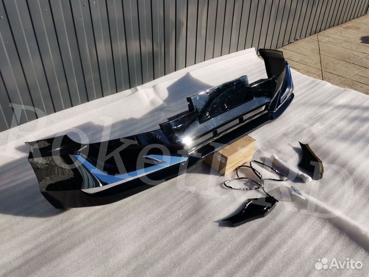 Обвес на Toyota Land Cruiser Prado 120 Черный