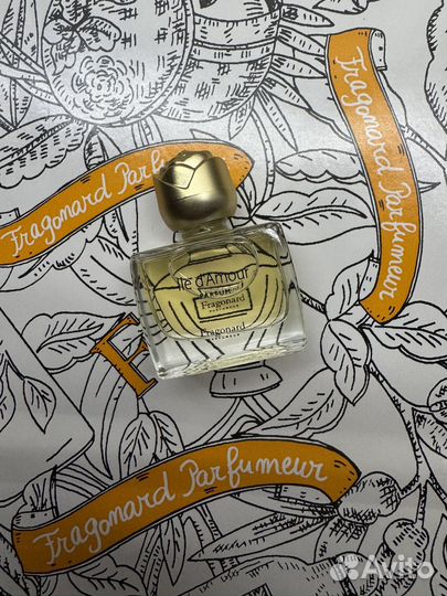 Духи Ile d'Amour Fragonard винтаж снят