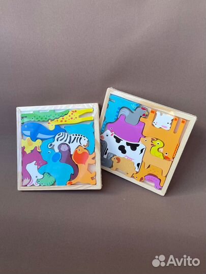 Детская игрушка головоломка Монтессори