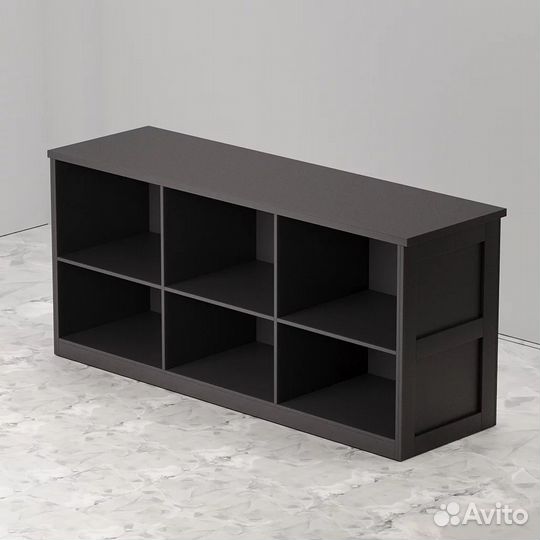 Барная стойка, барный модуль Прайм Черная 2000х900х600