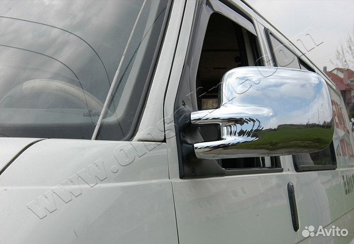 Хромированные накладки на зеркала VW T4